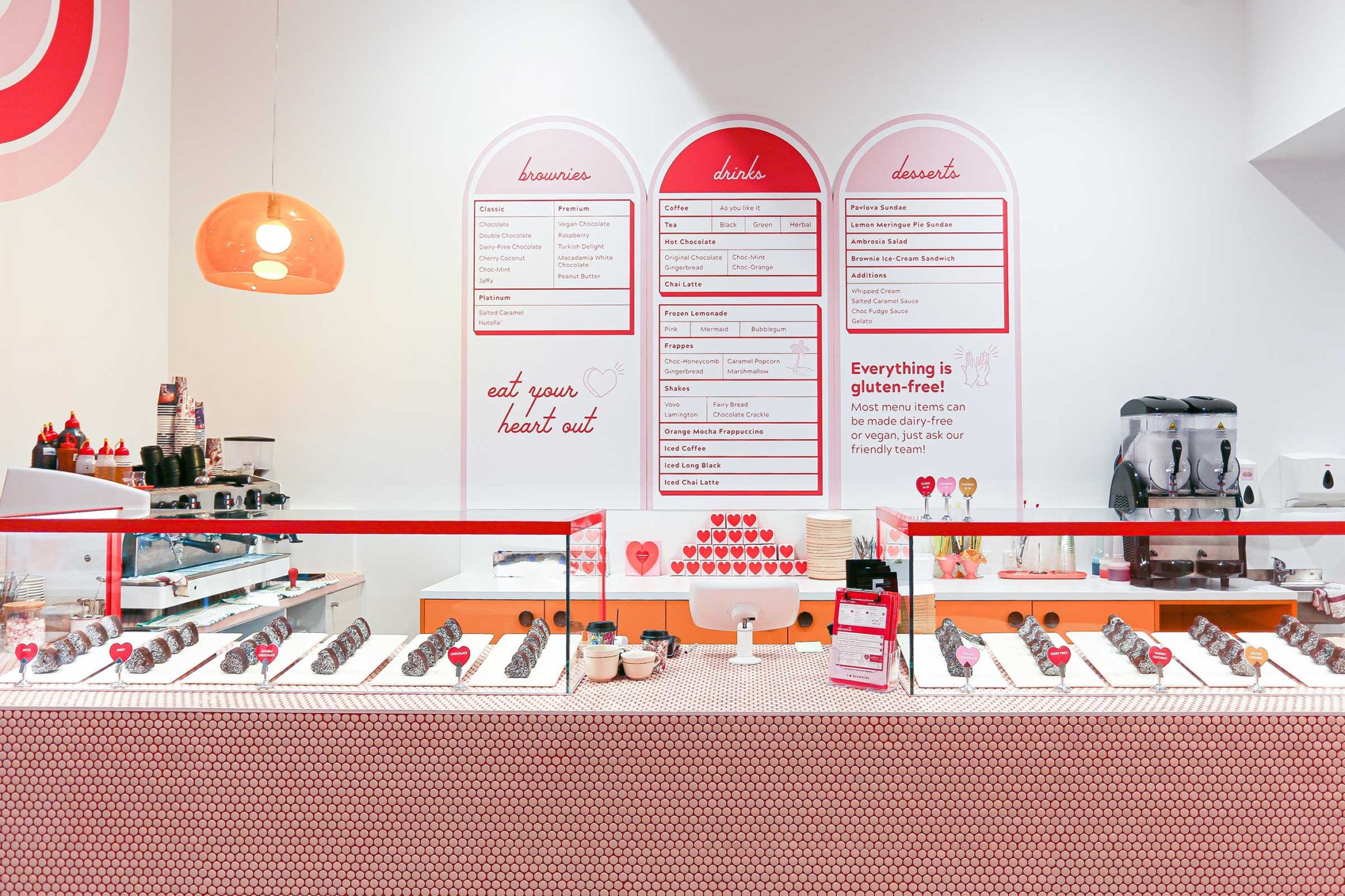 i heart brownies shop fitout design