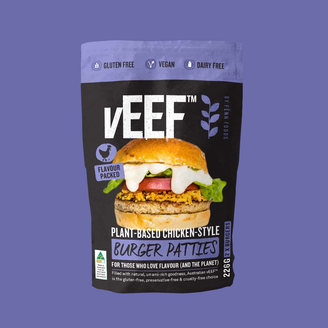 veef packaging design chickn