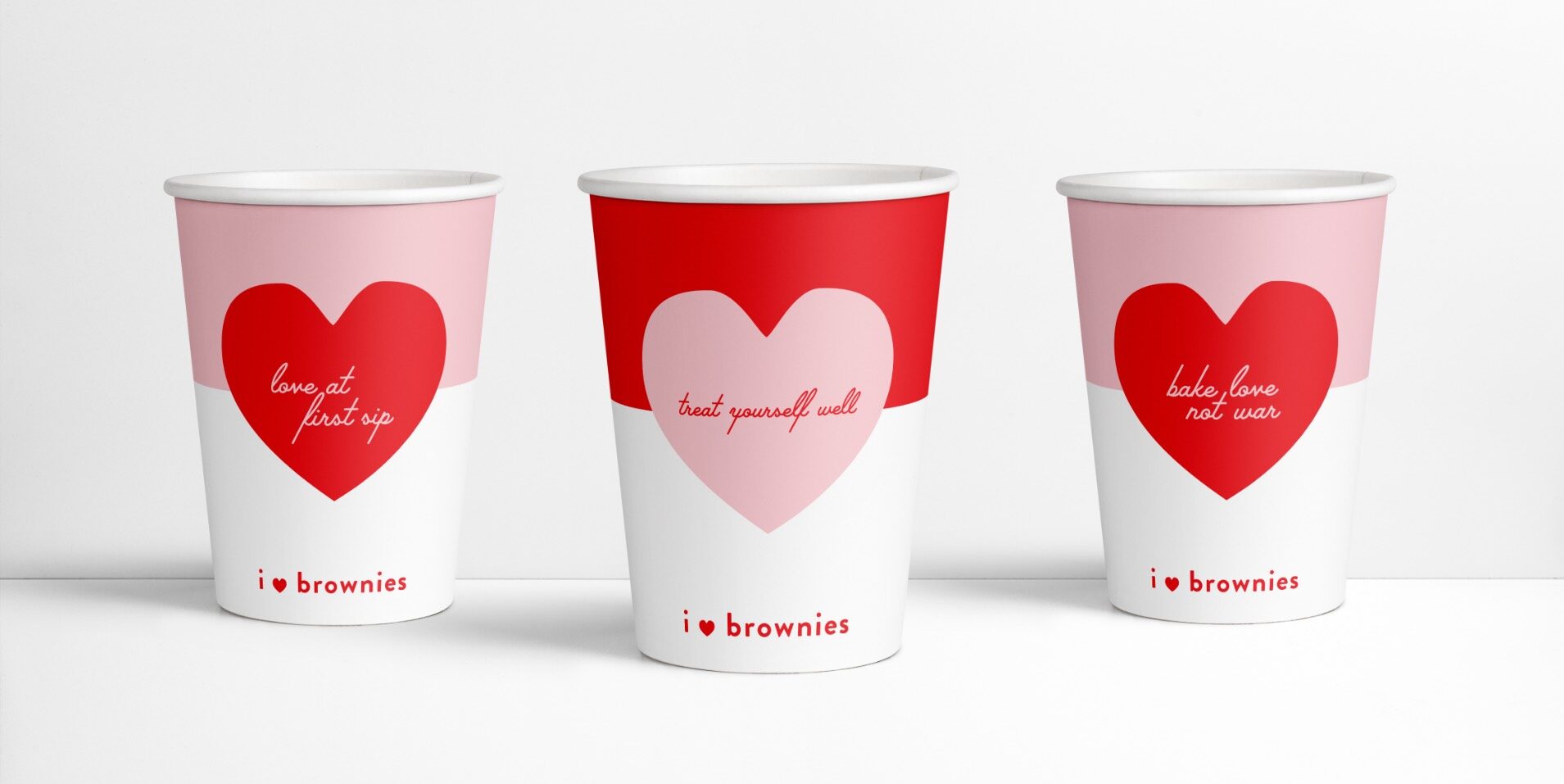 i heart brownies coffee cup design