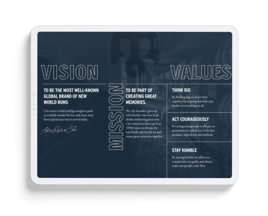vision and mission brand style guide
