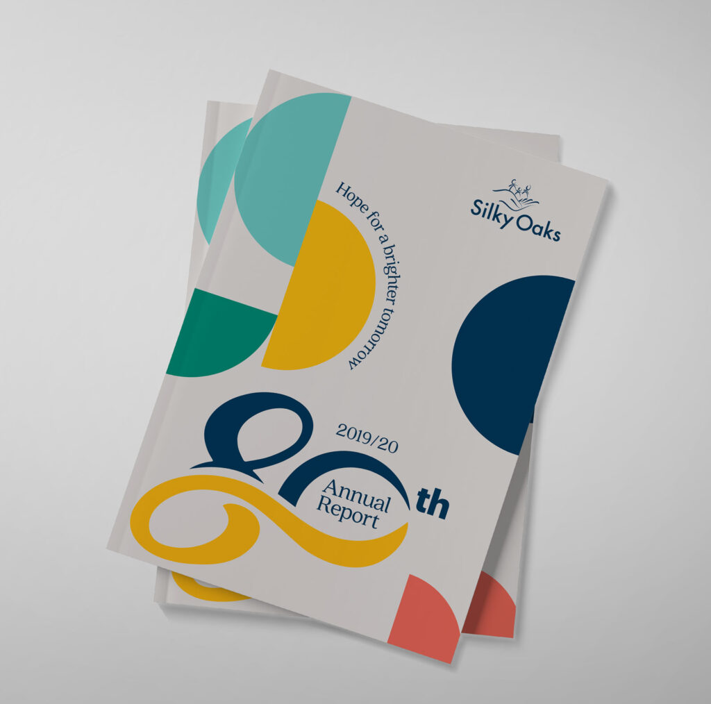 silky oaks not for profit annual report design
