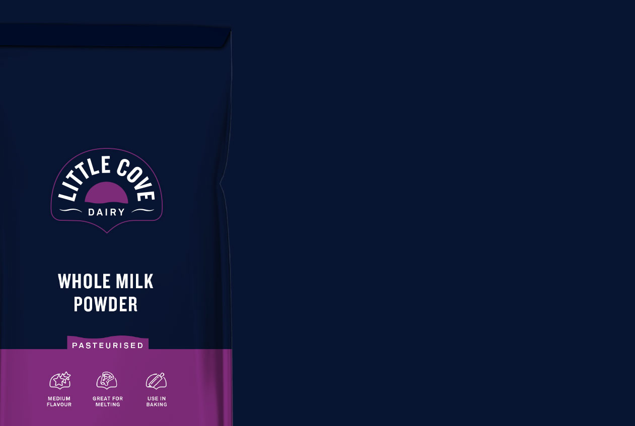 little cove dairy cheese packaging design